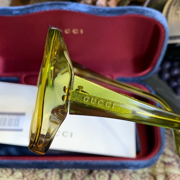 ⛔️SOLD⛔️Authentic GUCCI 60 Aviator acetate optical glasses/Sunglasses - Picture 6 of 12